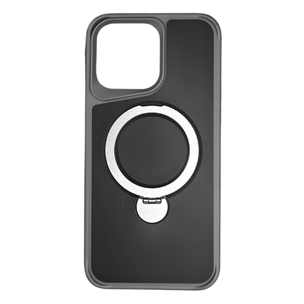 iPhone Transparent Magnetic Ring Kickstand Case - Magsafe Supported